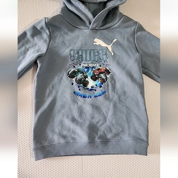 Puma x Hot Wheels Monster Trucks Graphic Hoodie and Sweatpants set. - Picture 4 of 16